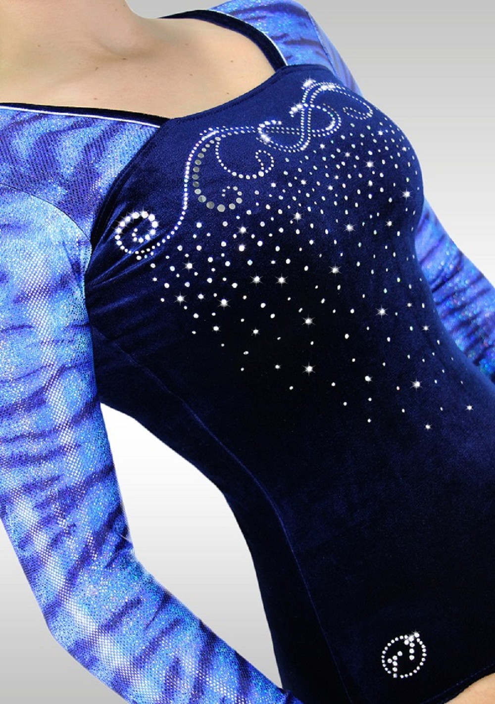 Voimistelupuku K782  sinisestä